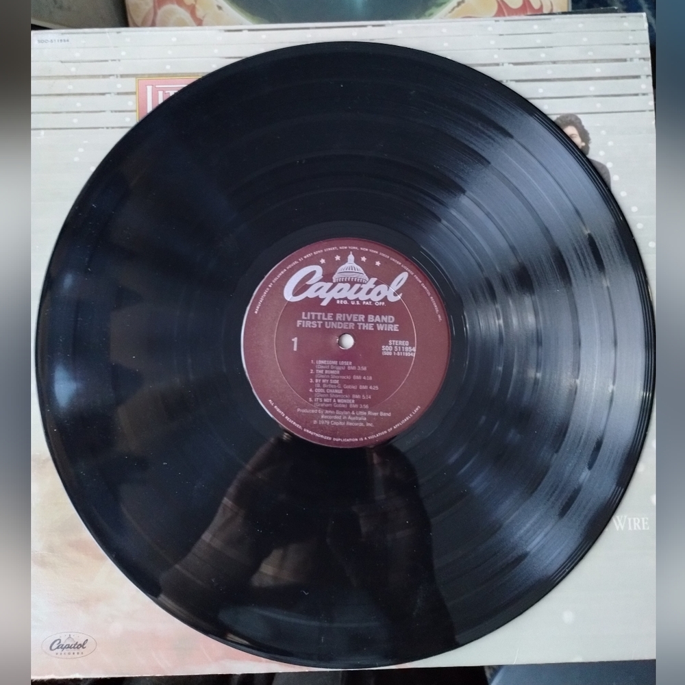 Little River Band-LRB "First Under the Wire" Vintage Vinyl Record - Picture 4 of 5